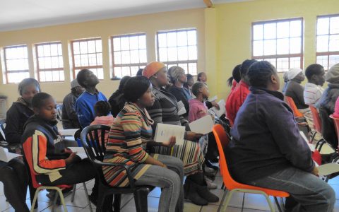 Parents attending WWP in a rural village 15 km north of Bronkhorstspruit