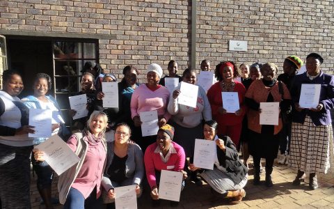 Graduation of WWP facilitators in Diepsloot